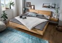 Bett Kalmar aus Wildeiche 140 x 200 cm