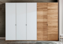 Kleiderschrank Skive IV aus Wildeiche B 257 x T 60 x H 216 cm