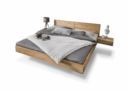 Komplettbett Roseville Parkettverleimt aus Esche 140 x 200 cm