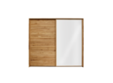 Schwebetürenschrank Silkeborg III aus Wildeiche B 240 x T 66 x H 216 cm