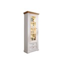 Vitrine Viborg I 79 x 42 x 214 cm, weiß