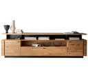 Wildeiche Linnea TV-Board II TV-Board II mit TV-Aufsatz, 219,6 x 46,5 x 43 cm