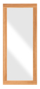 Garderoben Spiegel Velkom Wildeiche Massiv Eiche, 50 x 120 x 2 cm