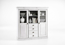 Highboard Bergen Landhaus 143,2 x 145 x 44,9cm, weiß
