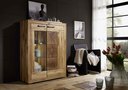 Highboard I Arvika aus massiver Wildeiche 103 x 135 x 40 cm, Türanschlag links