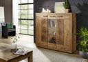 Highboard II Arvika aus massiver Wildeiche 150 x 135 x 40 cm