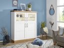 Highboard II Hagebro Massive Kiefer 133 x 144 x 43 cm