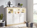 Highboard III Hagebro Massive Kiefer 197 x 144 x 43 cm