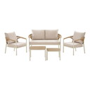 Abela Garten Lounge Set 74/143/109 cm