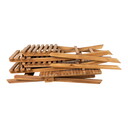 Cuenca Café Set – Teakholz Gartenmöbel Bistro Set von House Nordic 2 Stühle und 1x Tisch