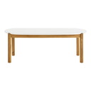 Gartentisch Esstisch Terracina aus Akazie & Terrazzo von House Nordic Weiß/Natur 210x95x76 cm