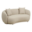 House Nordic Hawkes 2,5-Sitzer Sofa Sand | Skandinavisches Design 190 x 96 x 74 cm
