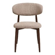 Levanto Esszimmerstuhl Sand 52 x 55 x 77 cm - Sand / Walnuss