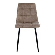 House Nordic Esszimmerstuhl Middelfart Mikrofaser 44 x 55 x 86 cm - Hellbraun