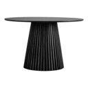 Osaka Esstisch Rund Ø 120 cm, Höhe 75 cm, Black