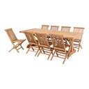 Toledo Garten Set Teak Holz 8 Personen 240 × 100 × 75 cm
