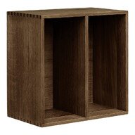Townsville Wandregal mit Teiler 30 x 18 x 30 cm - Dark brown