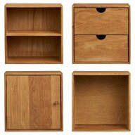 Townsville Wandregal 4er-Set 30 x 18 x 30 cm - Natural