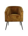 Esszimmerstuhl Chester Gold Adore/Metall