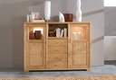 Wohnglücklich Highboard II Vita aus massiver Kiefer 168 x 127 x 43 cm, gebeizt/geölt