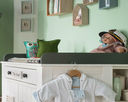 INFANSKIDS Babyzimmer Kinderzimmer Lucky Massivholz Wickeltischaufsatz 97 x 11 x 73 cm