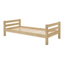 Infanskids Einzelbett aus Kiefer, Kinderbett 90 x 200 cm, Kiefer natur