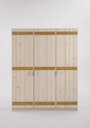 InfansKids Hüttenzauber Bovlund Kleiderschrank 3-türig, weiß, 151 x 191 x 61 cm