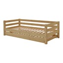 Infanskids Kinderbett mit Gästebett Kiefer 90 x 200 cm, laugenfarbig