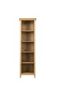 Standregal Solvita aus massiver Kiefer 55 x 40 x 200 cm, laugenfarbig