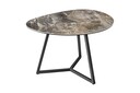 MARVELOUS Couchtisch Keramik & Hartglas | Invicta Interior 70x55x45 taupe