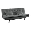 Schlafsofa Jazz 3-Sitzer 195 cm, Cord grau