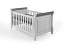 Babybett Bergen Nordische Kiefer massiv 84,3 x 163 x 84 cm, weiß/grau