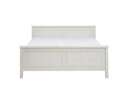 Doppelbett Bergen Kiefer Massiv 140 x 200 cm, komplett weiß
