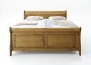 Doppelbett Eva nordische Kiefer massiv 180 x 200 cm, laugenfarbig/laugenfarbig