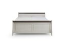 Doppelbett Eva nordische Kiefer massiv 180 x 200 cm, weiß/grau