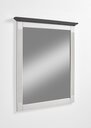 Hängespiegel Eva nordische Kiefer massiv 79 x 6 x 101 cm, weiß/grau