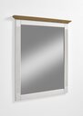 Hängespiegel Eva nordische Kiefer massiv 79 x 6 x 101 cm, weiß/laugenfarbig