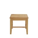 Kleiner Hocker Bergen aus Massivholz 50 x 45 x 40,5 cm, komplett gelaugt