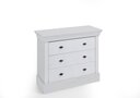 Kommode Bergen Nordische Kiefer massiv 107 x 45,1 x 90 cm, weiß/weiß