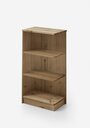 Regalergänzung für Kommode Bergen Nordische Kiefer massiv 48 x 29 x 88.2 cm rechts,  laugenfarbig/laugenfarbig