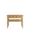 Schminktisch Schreibtisch Bergen Kiefer Massiv 102 x 53 x 79 cm, komplett gelaugt