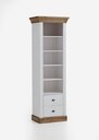 Standregal Bergen Nordische Kiefer massiv 65.3 x 45.1 x 202.1 cm, weiß/laugenfarbig