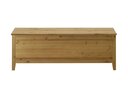 Wäschetruhe Eva nordische Kiefer massiv 135,5 x 38 x 47 cm, laugenfarbig/laugenfarbig