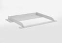 Wickelaufsatz für Kommode Bergen Nordische Kiefer massiv 107,5 x 82,1 x 9,8 cm, weiß