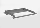 Wickelaufsatz für Kommode Bergen Nordische Kiefer massiv 107,5 x 82,1 x 9,8 cm, grau