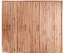 Lars Olesen Rödemis Kleiderschrank Wildeiche – Skandinavisches Design 246 x 216 x 65 - 4-türig mit passendem Passepartout