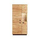 Highboard Arosa aus Wildeiche 96 x 42 x 194,8 cm