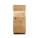 Vitrine II Arosa aus Wildeiche 61 x 42 x 141,6 cm, Anschlag links