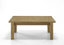 Landhaus Couchtisch Fjord 120x78x46cm, gelaugt, Tischplatte gelaugt