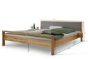 Aalborg Bett mit Filzkopfteil und Fußteil Eiche Filzkopfteil, 140 x 90 x 200 cm